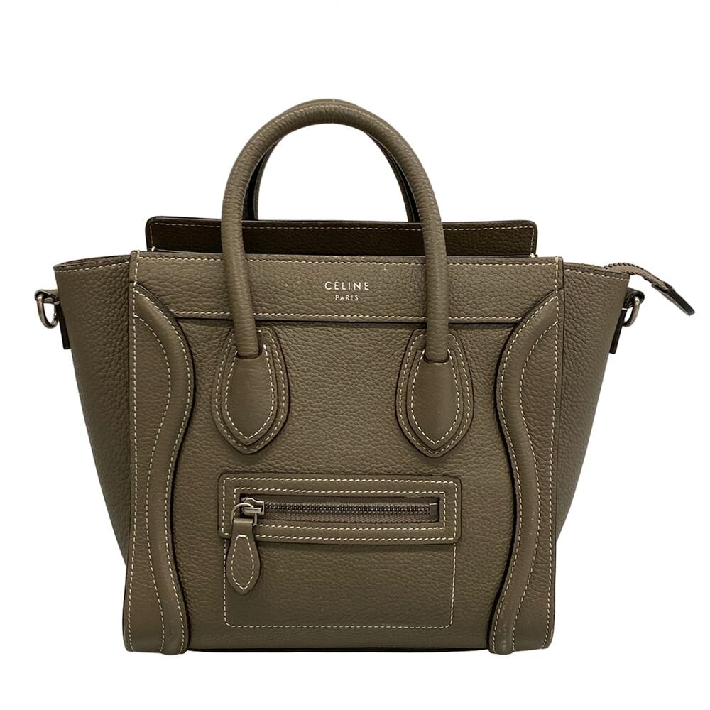 Celine Luggage Nano Shopper Handbag